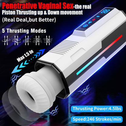 Sexeeg Ares - Automatic Telescopic Sucking Masturbation Cup