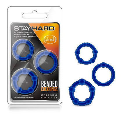 Sexeeg Erection Enhancing Beaded Cock Rings Set 