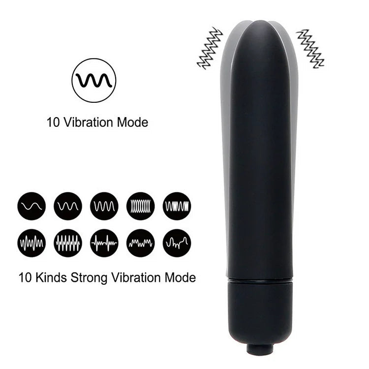 Sexeeg Fun Vibrator Mini Bullet Jump Egg Ten Frequency Vibration Tip Frosted Bullet 