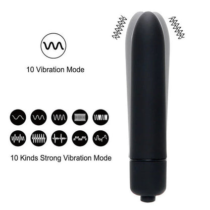 Sexeeg Fun Vibrator Mini Bullet Jump Egg Ten Frequency Vibration Tip Frosted Bullet 