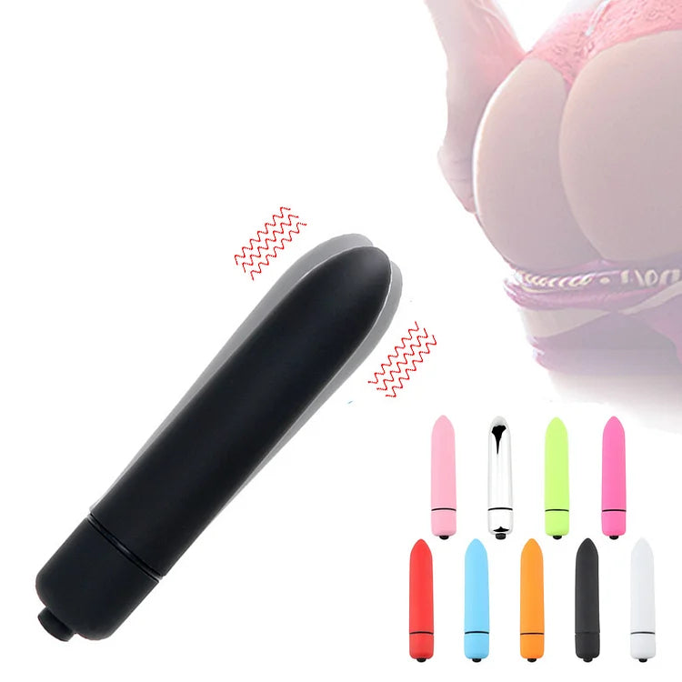 Sexeeg Fun Vibrator Mini Bullet Jump Egg Ten Frequency Vibration Tip Frosted Bullet 