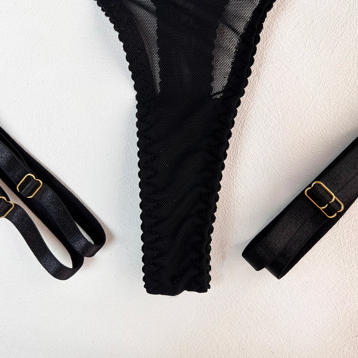 5 Piece Sexy Lingerie Naked Women Costume Hollow Underwear Uncensored Sensual Open Bra