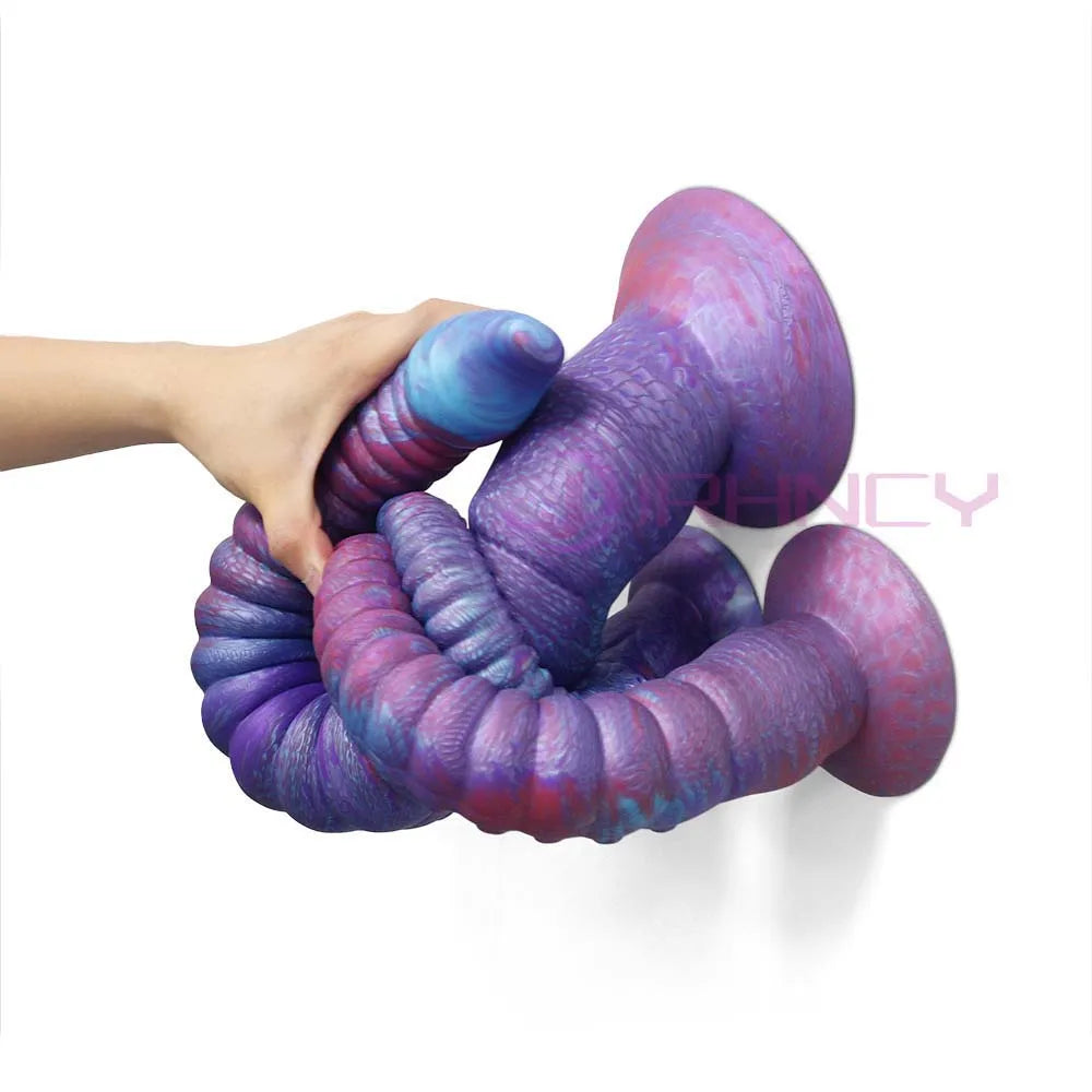 Long Anal Plug Octopus Tentacles Luminous Butt Plug Silicone Anal Sex Toys