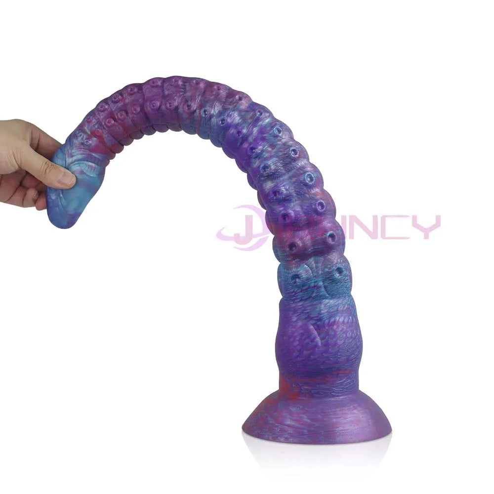 Long Anal Plug Octopus Tentacles Luminous Butt Plug Silicone Anal Sex Toys