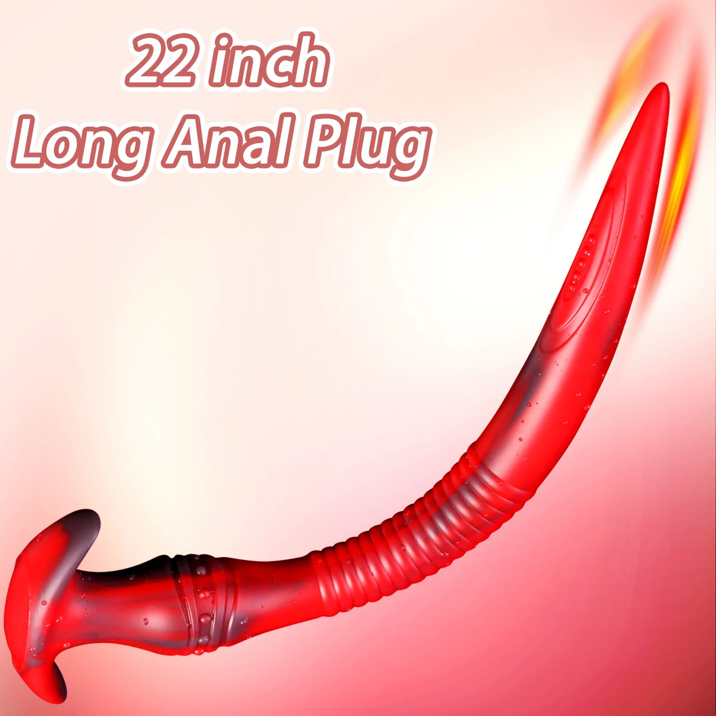 Super Long Silicone Buttplug Anal Dildo Sex Toys for Woman Man Gay