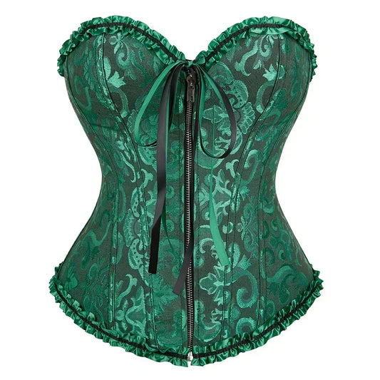 Womens Vintage Corsets Lace Up Corsage Party Night Costumes