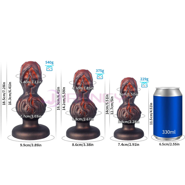 Anal Toys Silicone Butt Plugs Platinum Liquid Silicone Anal Dildo Adult Sex Toy for Women Men But Plug