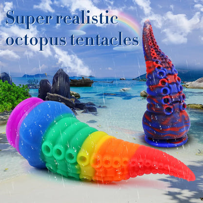 Anal Dildos for Women Plug Octopus Tentacles Silicone Dildos Sex Toys