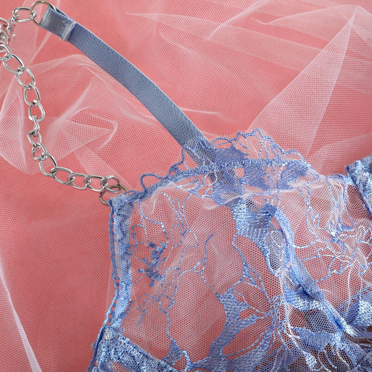 4 Pieces Erotic Underwear Lace Bra Exotic Sets Porn Fancy Sensual Luxury Lingerie
