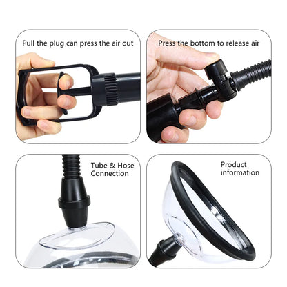 Pussy Pump for Women Breast Suckers Manual Vagina Stimulator Clitoris Suction Sex Toys
