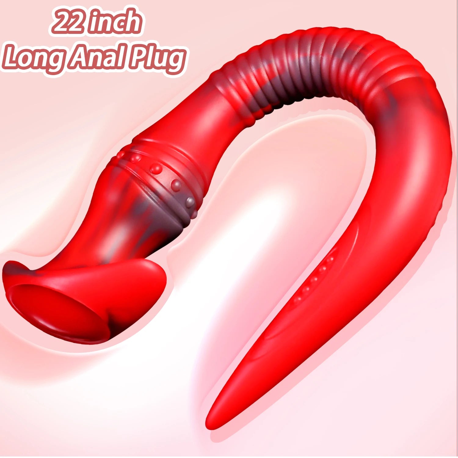 Super Long Silicone Buttplug Anal Dildo Sex Toys for Woman Man Gay