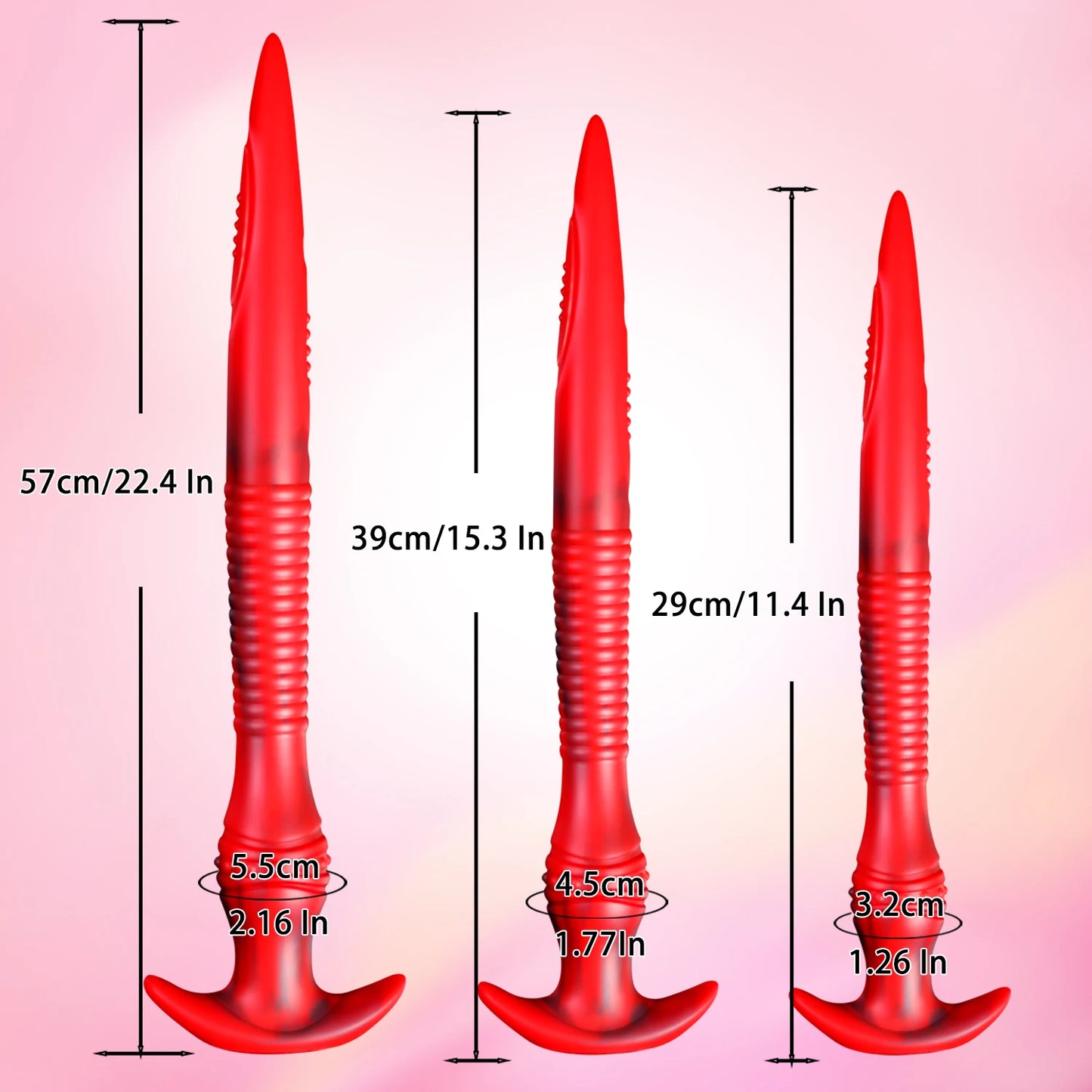 Super Long Silicone Buttplug Anal Dildo Sex Toys for Woman Man Gay