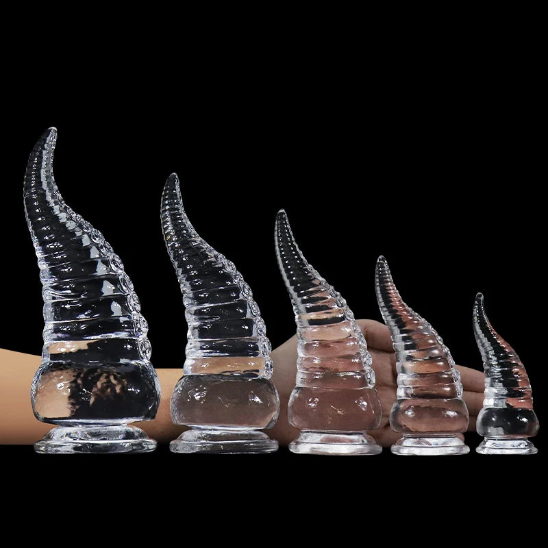 Transparent Soft Dildo Tentacles Big Anal Plug Butt Plug Adult Sex Toys