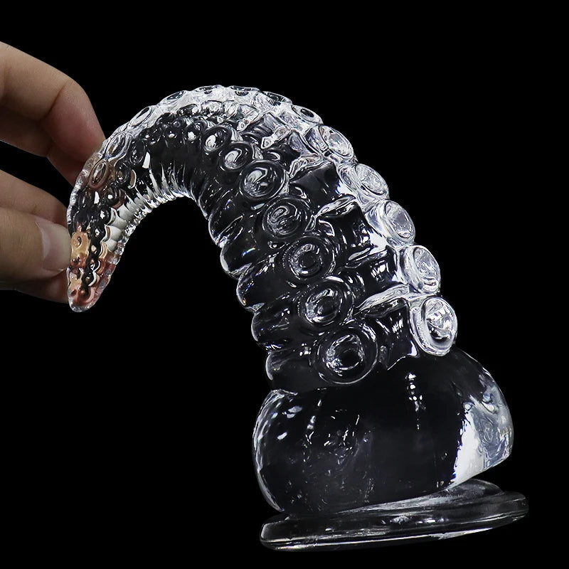 Transparent Soft Dildo Tentacles Big Anal Plug Butt Plug Adult Sex Toys