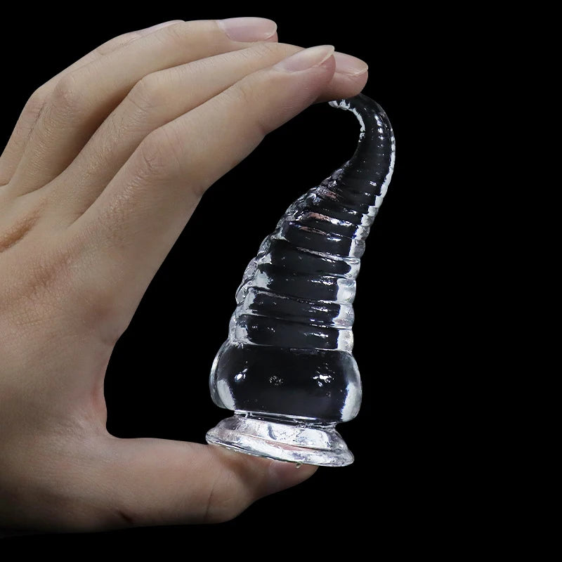 Transparent Soft Dildo Tentacles Big Anal Plug Butt Plug Adult Sex Toys