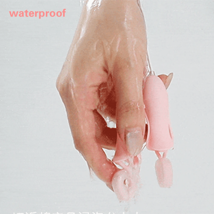Vibrating Nipple Clamp Breast Massager Female Masturbation Stimulate Vibrator