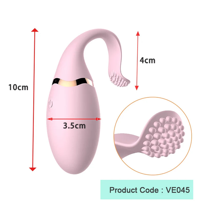 Wireless Remote Control Dildo Vibrators Female G-Spot Clitoris Stimulator Bullet Egg Adult Vibrator