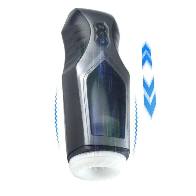 Sexeeg Thursting & Vibrating With Huge Visible Window Oral Male Masturbation 