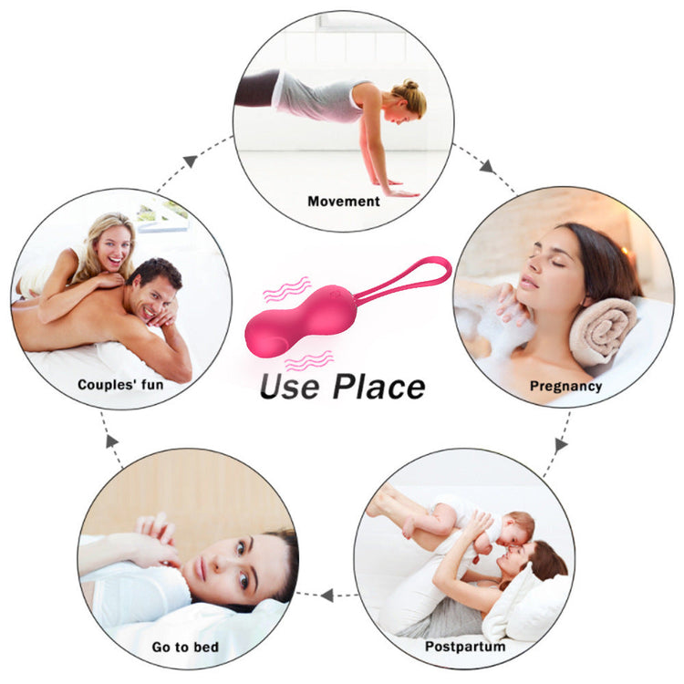 Sexeeg Vibrating Eggs Vaginal Tighten Exercise Kegel balls G Spot Vibrators  Clitoris Stimulation for Women 