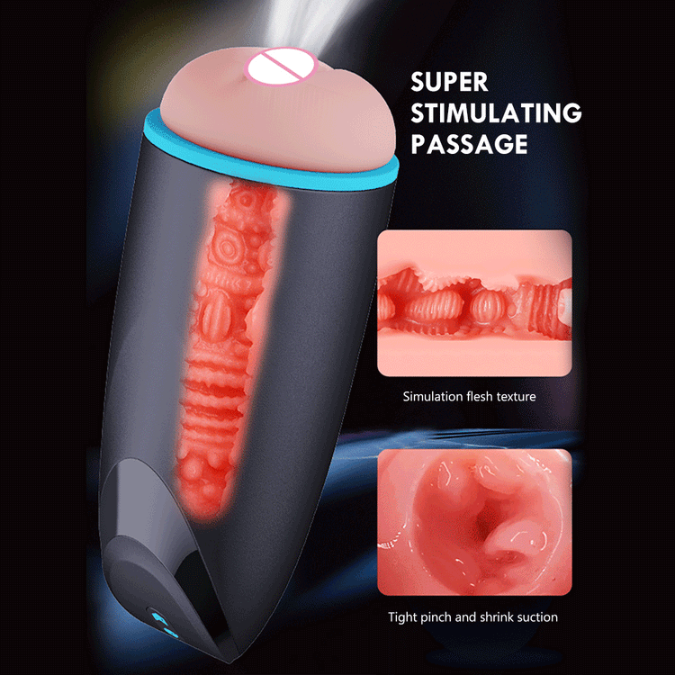 Sexeeg Raymond - Real Moan Vaccum Sucking Vibration Male Penis Stroker 