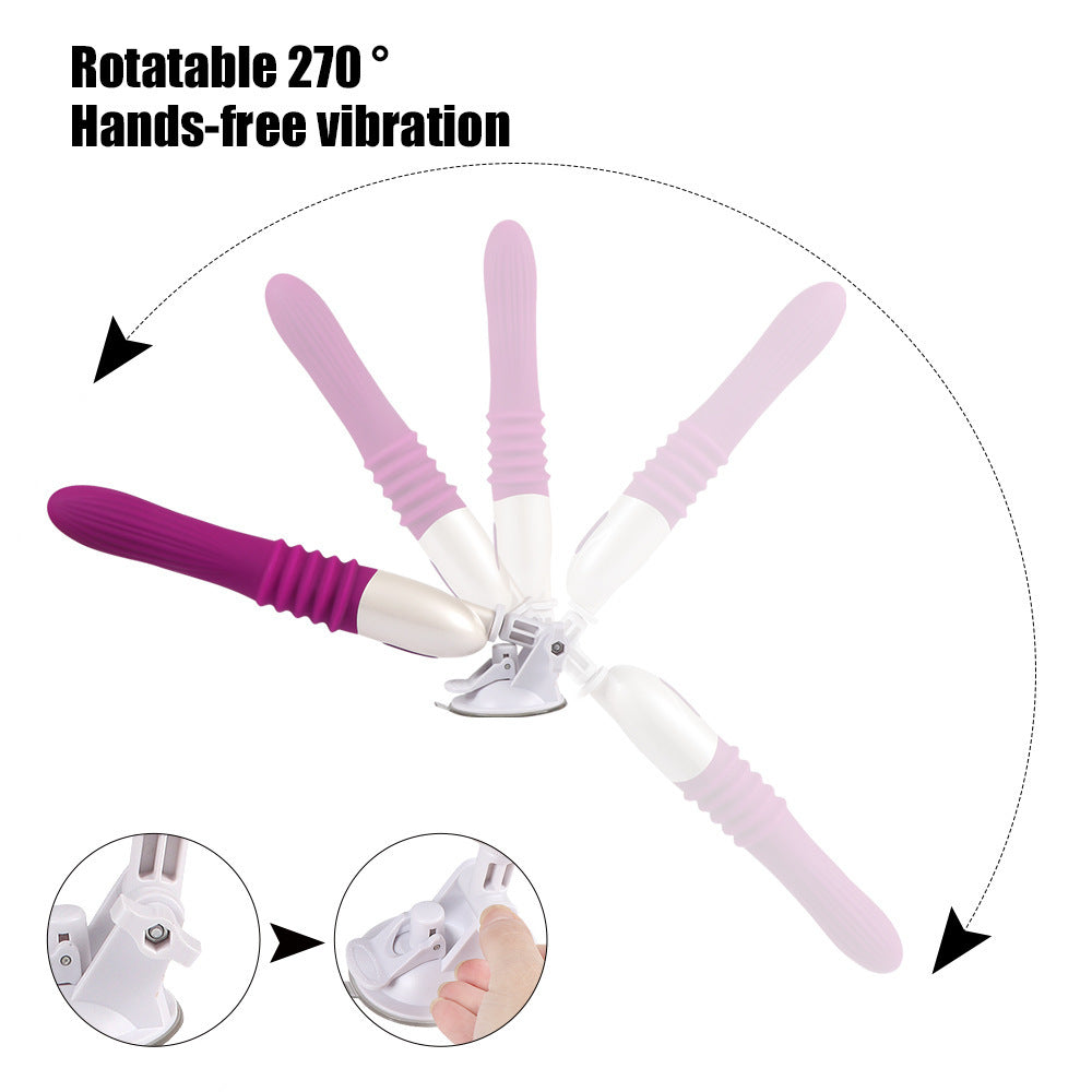 Sexeeg Telescopic Thrusting 10 Frequency Sex Dildos Machine for Female