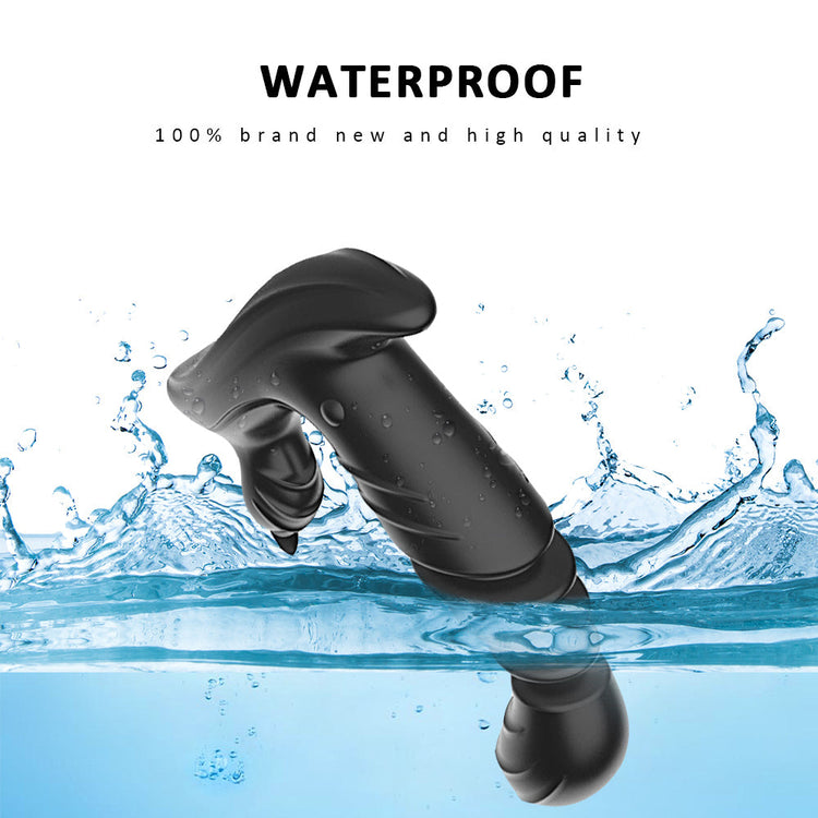 Sexeeg Dual-Action Prostate Massager — Telescopic & Vibe