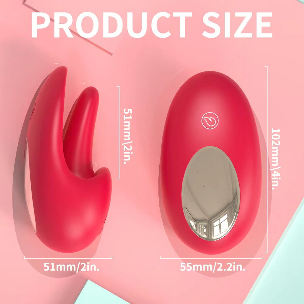 Sexeeg Tongue Shape Licking Nipples Clit Stimulation Vibrators For Women 