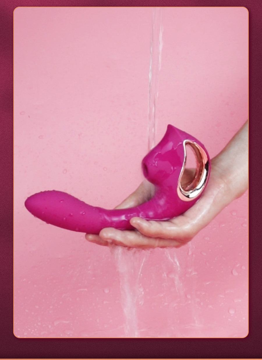 Sexeeg Fashion Women's Masturbation G-spot Stick Sucking Vibrating Stick Husband And Wife Share Adult Articles 