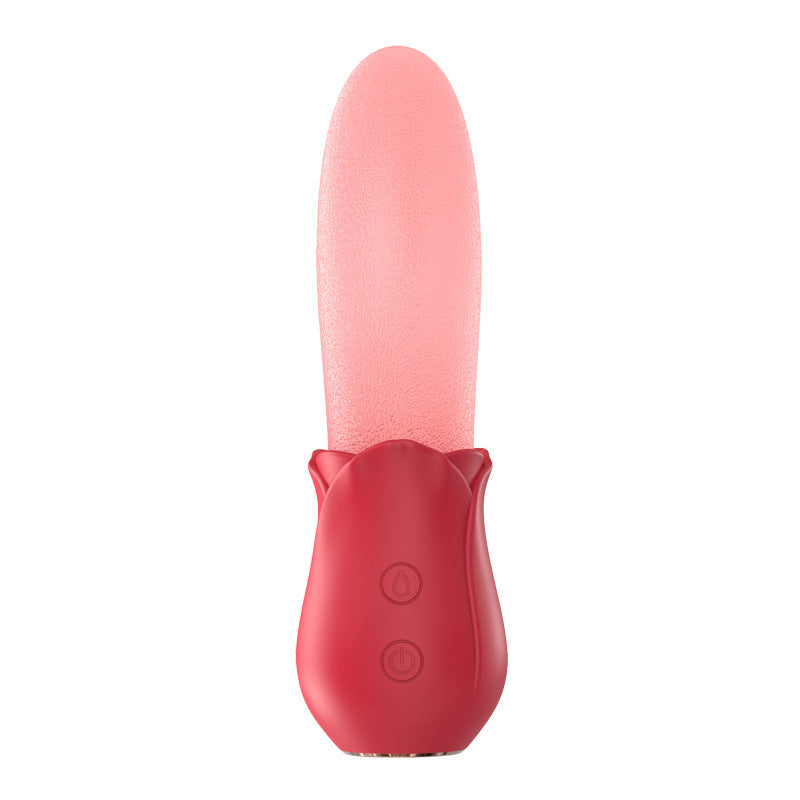 Sexeeg Upgraded Rose - 20 Frequency Tongue Licking Vibrator 