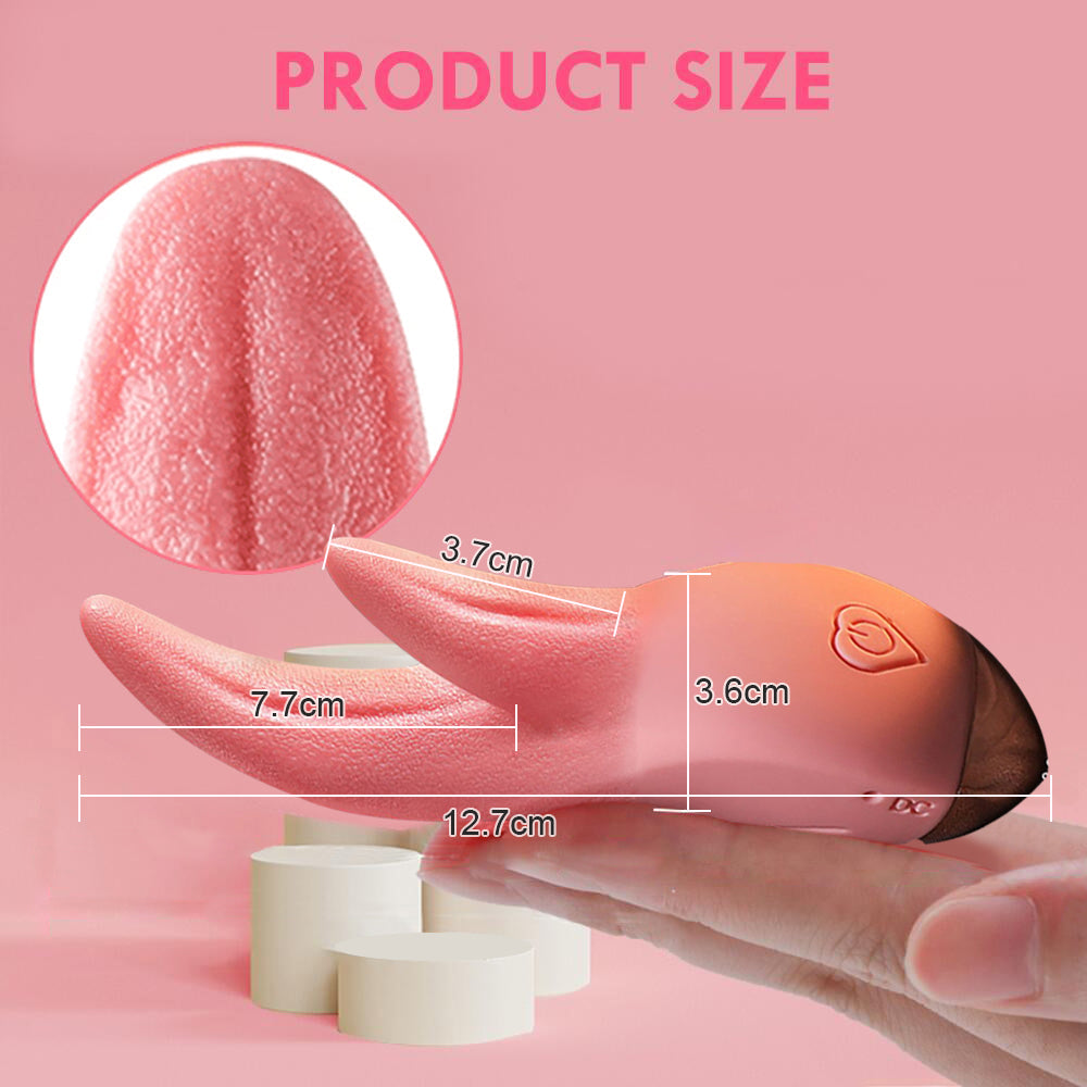 Sexeeg Tongue Licking Device Silicone Female Second Tide Masturbation Vibrator Adult Toy 