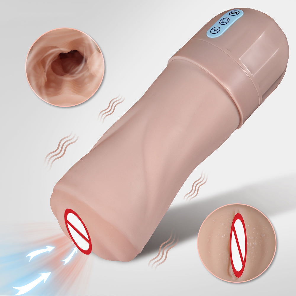 Sexeeg  Oral Sucking Vibration Male Masturbation Cup