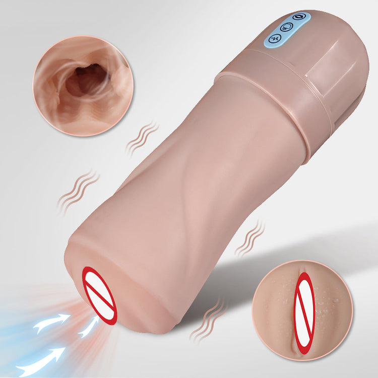 Sexeeg  Oral Sucking Vibration Male Masturbation Cup