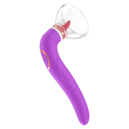 Sexeeg Female Clitoral Sucking Tongue Vibrator 