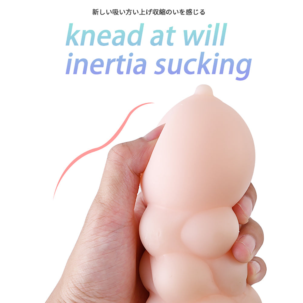 Sexeeg Silicone Breast Real Vaginas Male Masturbation Cup 