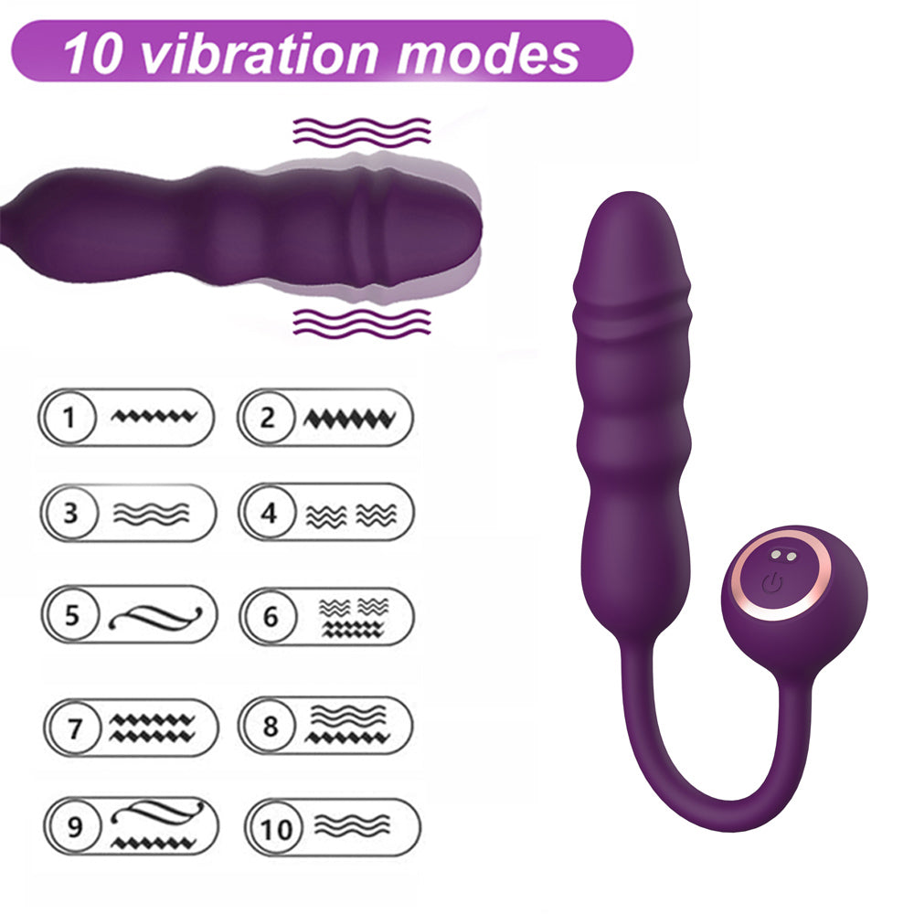 Sexeeg 10 Frequency Telescopic Vibrator 