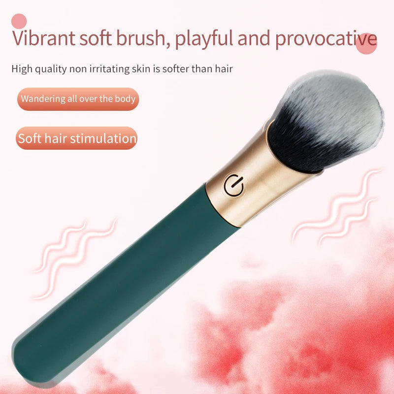 sexeeg Brush Vibrator 2.1  for Women G-Spot Nipple Clitoral Makeup Stimulator 