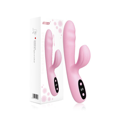 Sexeeg 5-Frequency Sucking Stretching and Heating Female Vibrator 