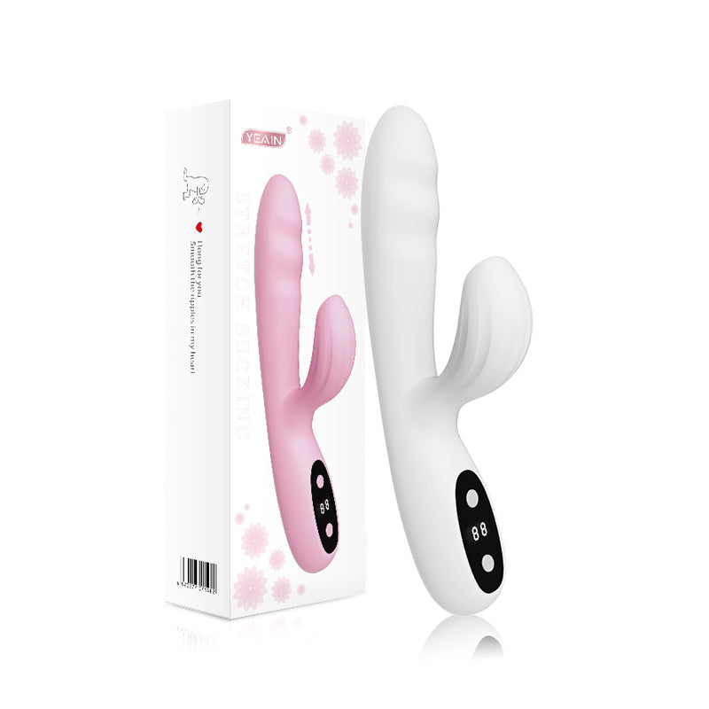 Sexeeg 5-Frequency Sucking Stretching and Heating Female Vibrator 