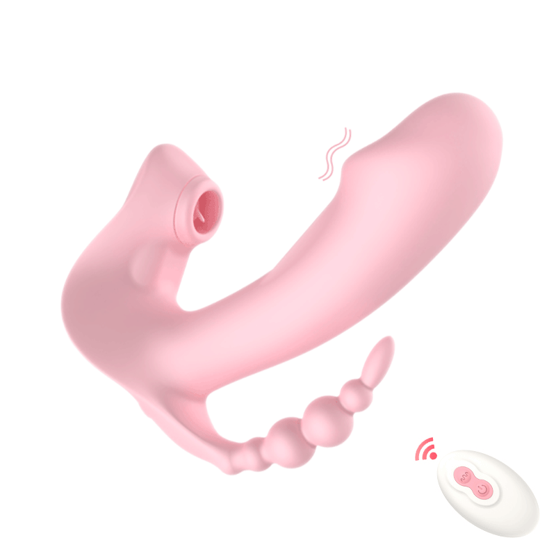 Sexeeg G-Spot Stimulation Anal Play Clitoral Suction Wearable Female Masturbator 