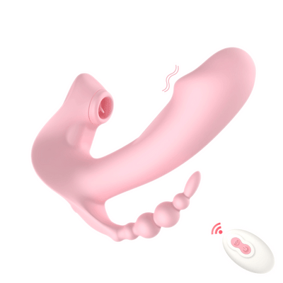 Sexeeg G-Spot Stimulation Anal Play Clitoral Suction Wearable Female Masturbator